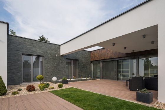 Az Internorm ablakok meghatározzák a ház homlokzatát