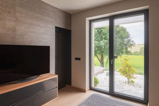 Hálószoba teraszajtó